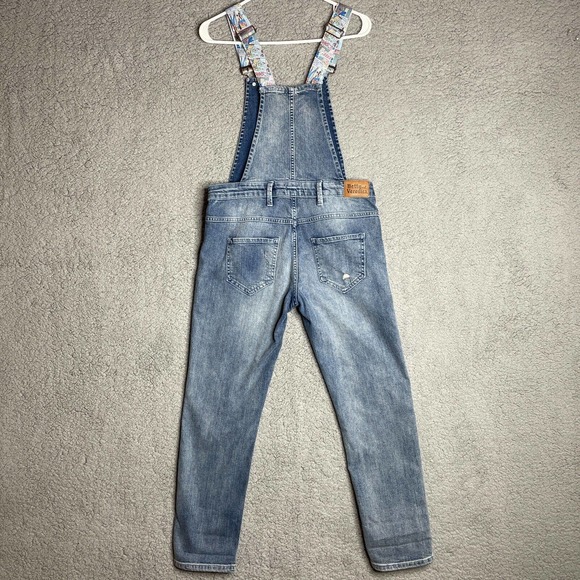 Rare Betty And Veronica By Rachel Antonoff Comic Strip Jean Overalls Size S - Picture 7 of 16
